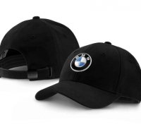 CZAPKA Z DASZKIEM Z LOGO BMW (ONE SIZE, 58CM), CZARNA